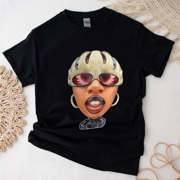 Preston L Tops - Missy Elliott Tour 2024 Graphic Concert Music Fan Shirt  81